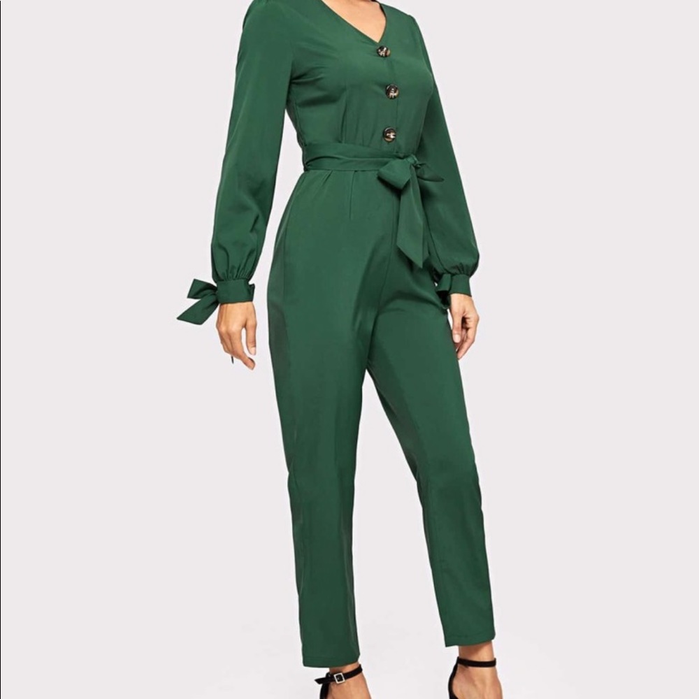 SHEIN Green Jumpsuit